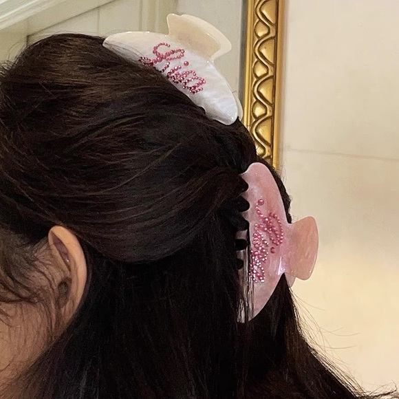 Must have ! Custom “your name” hair clip main image 6